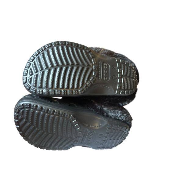 Crocs HTF Limited Mammoth Clogs With Light Up Jibbitz Size W9 M7 Fuzzy Dopamine - Picture 5 of 9